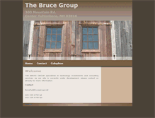 Tablet Screenshot of brucegroup.net